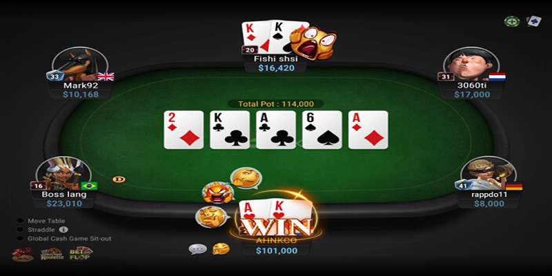 Luật chơi poker dễ dàng, đơn giản tại 789win nhà cái