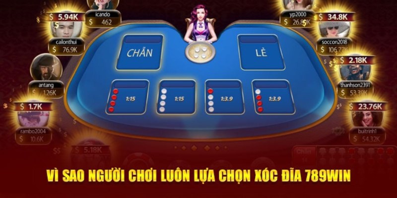 Luật chơi xóc đĩa 789win