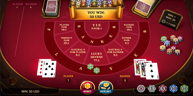 Mô phỏng cược siêu phẩm Baccarat tại TP trực tuyến 789win