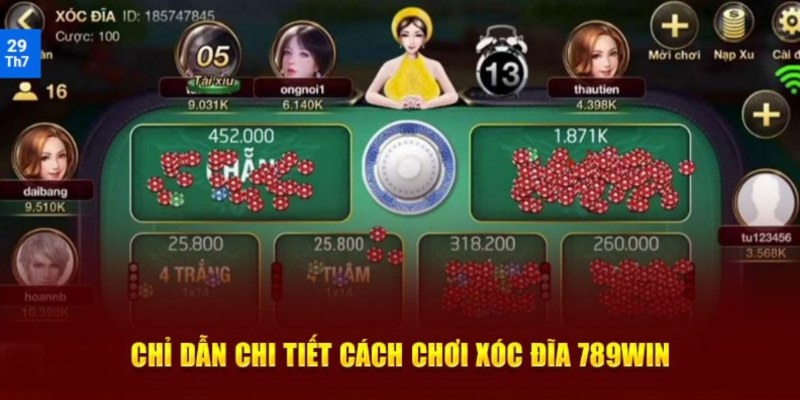 Hướng dẫn chơi xóc đĩa 789win dễ thắng, đổi đời